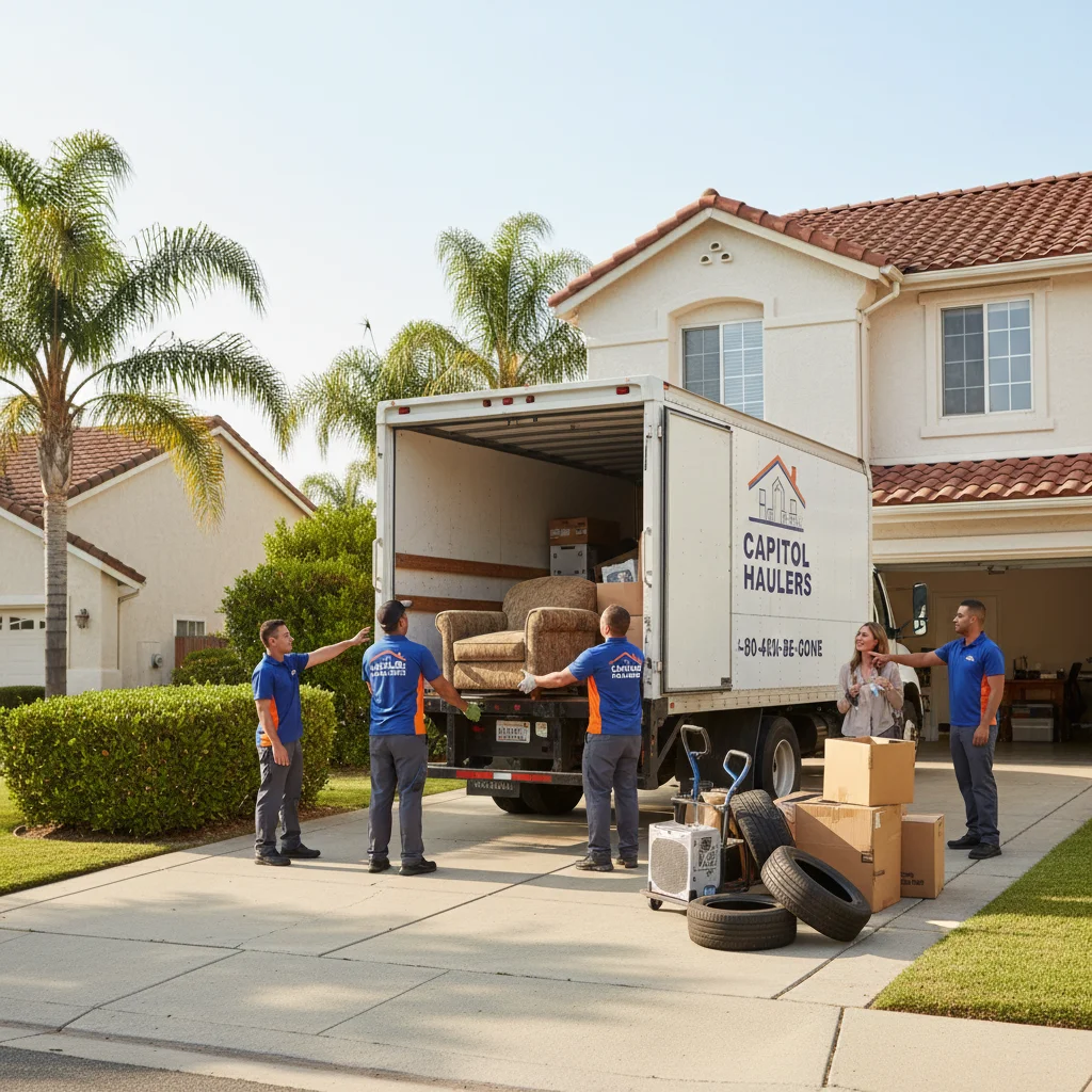 Professional cleaning service at work